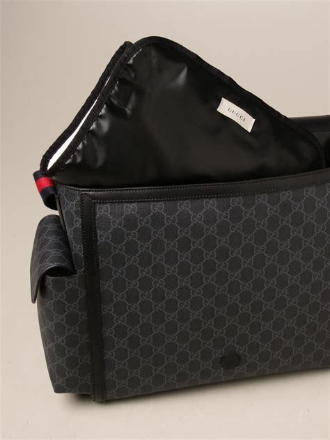 black diaper bag gucci|gucci diaper bag for less.